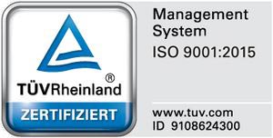 TÜV Rheinland Zertifikat